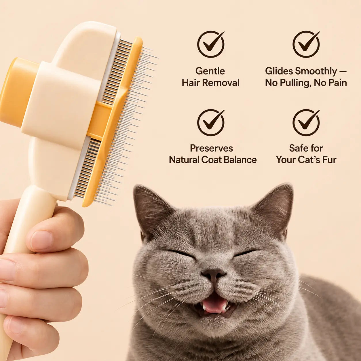 Anti-Shed Cat Brush — Zark Pet