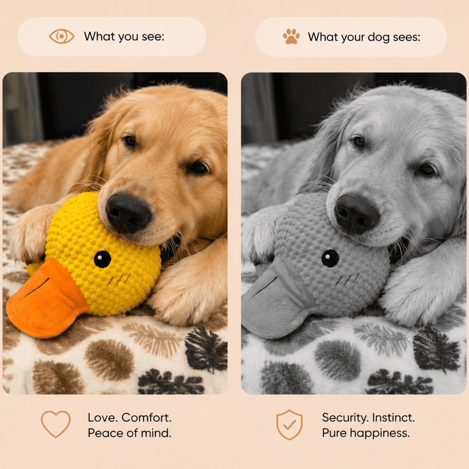 ZenDuck™ anti-stress duck toy by Zark Pet, soft plush canard designed to help relieve stress and provide comfort.